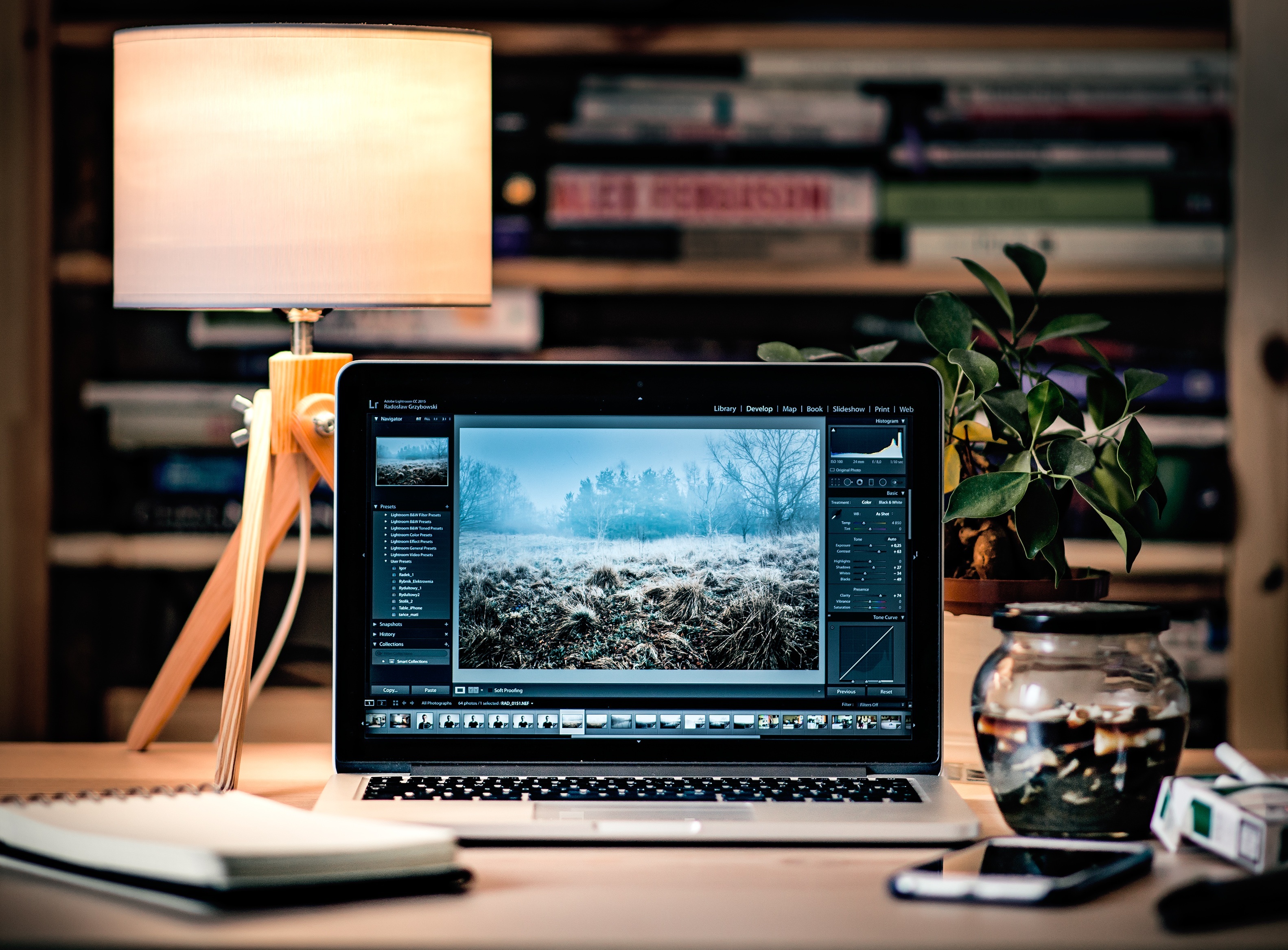 Laptop workspace for technology workflow planning